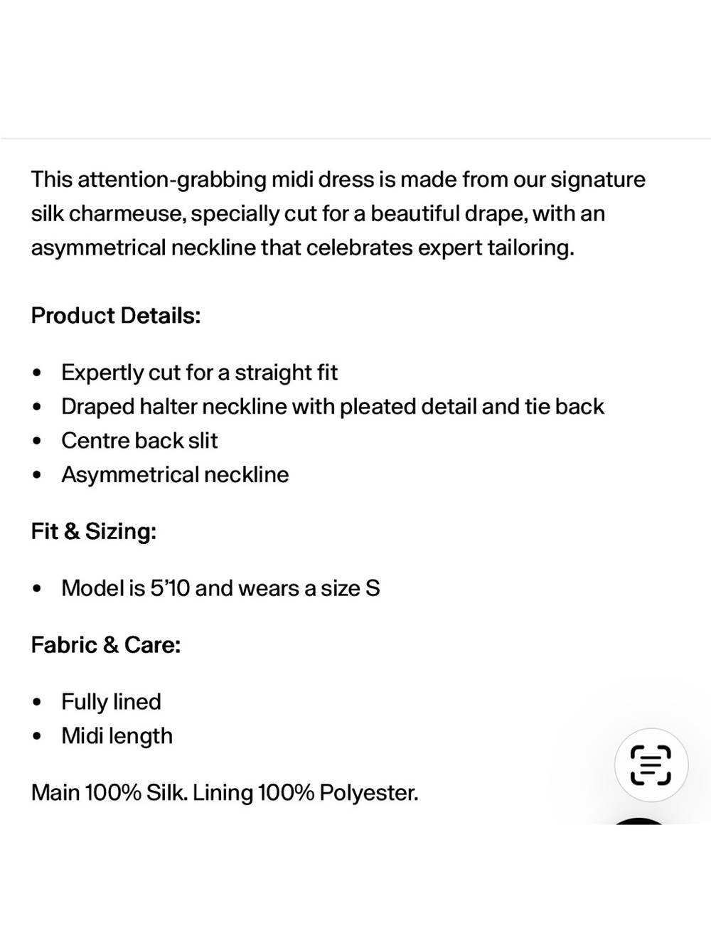 Banana Republic Green Kaia One-Shoulder Silk Midi Dress - Picture 5 of 6